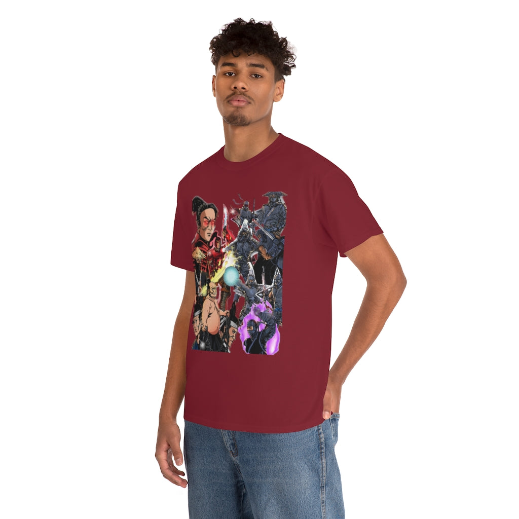SAMURAI VS NINJA Heavy Cotton Tee