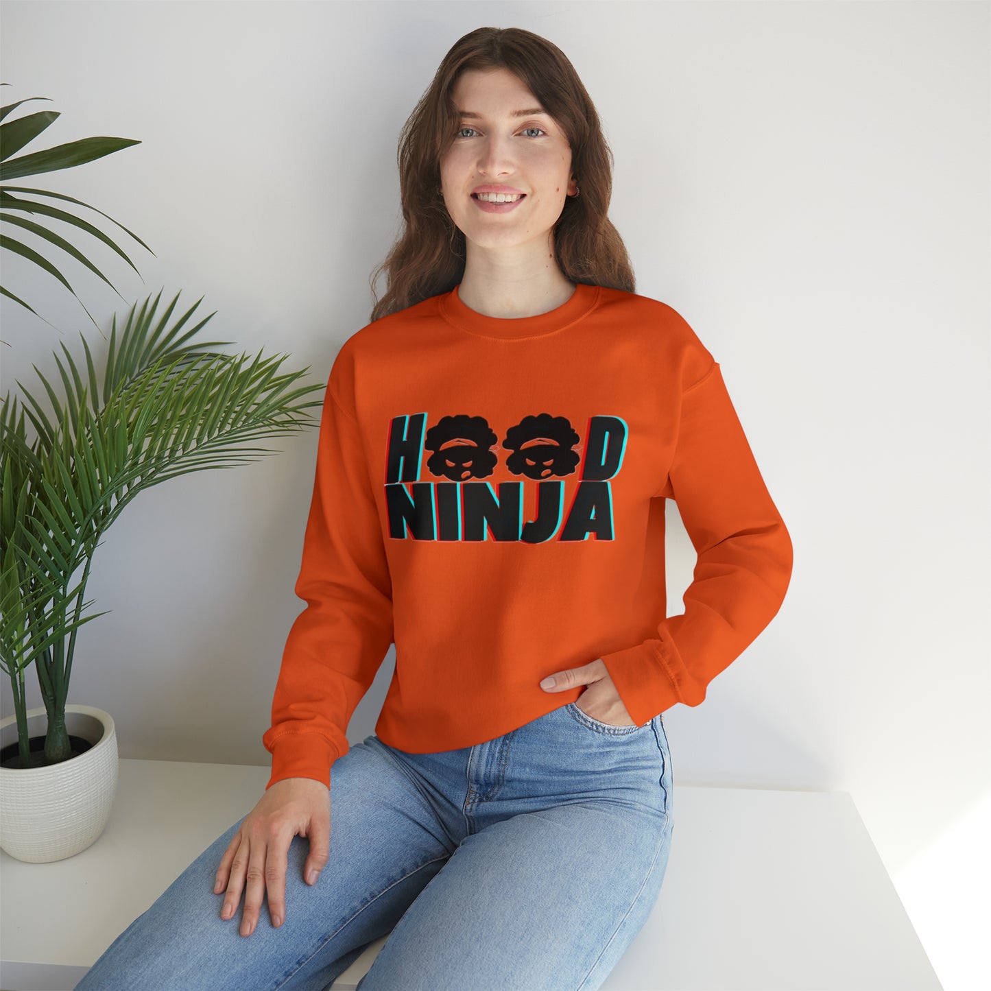 HOOD  NINJA Unisex Heavy Blend™ Crewneck Sweatshirt