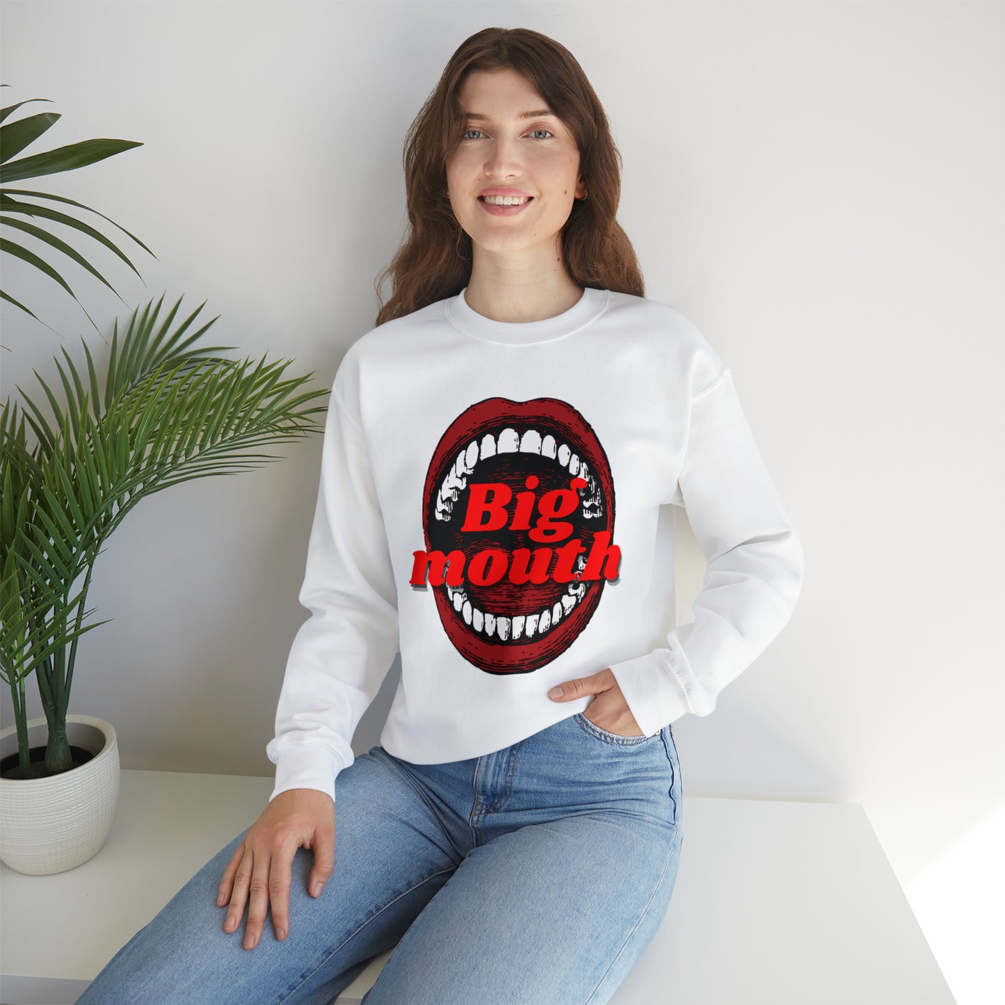 BIG MOUTH Unisex Heavy Blend™ Crewneck Sweatshirt