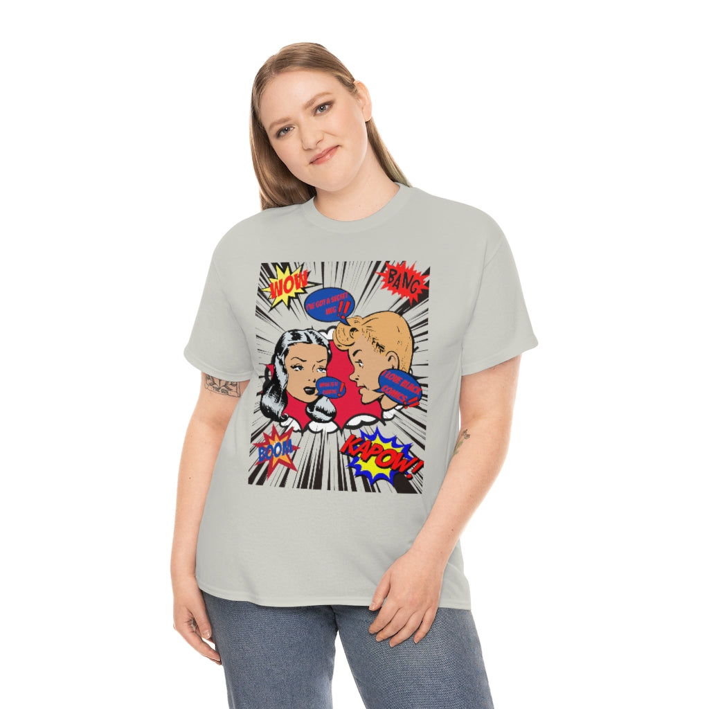I love comics  Heavy Cotton Tee