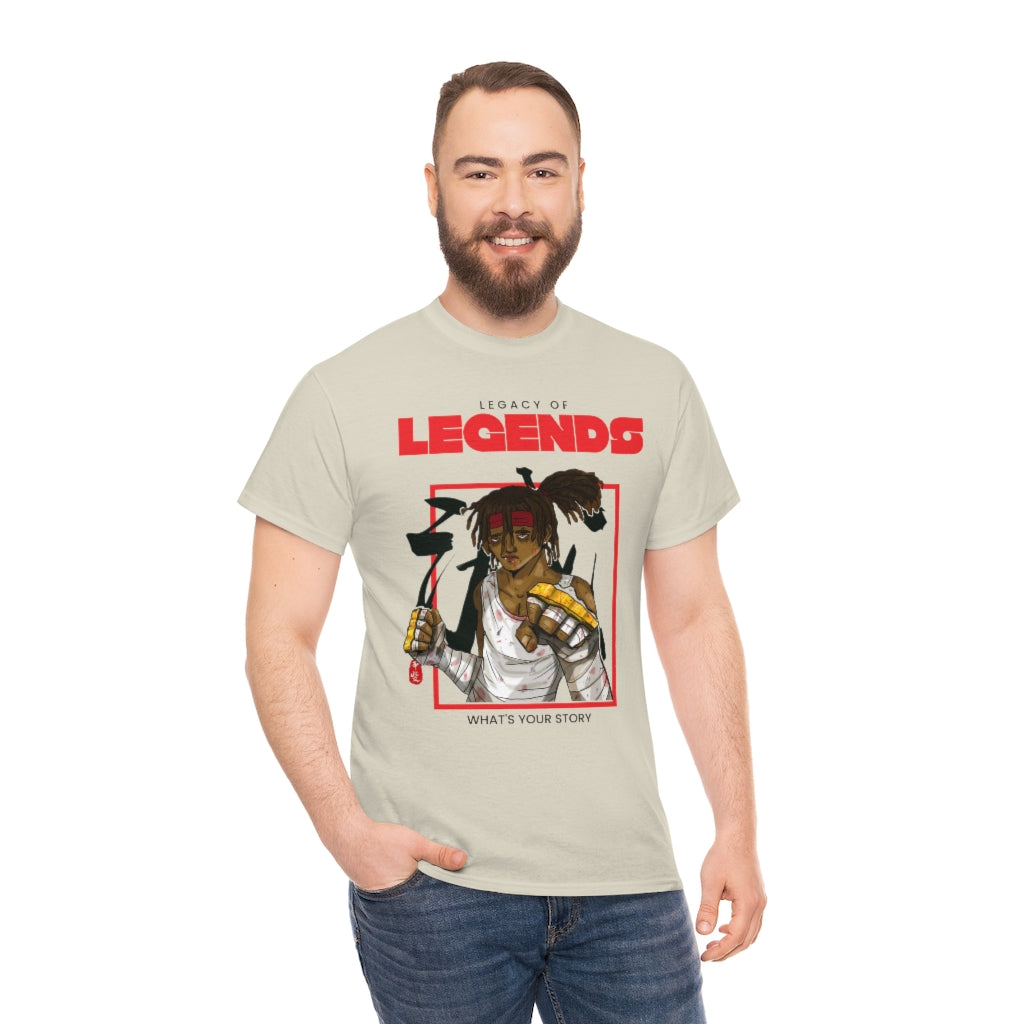 legacy of legends  Heavy Cotton Tee