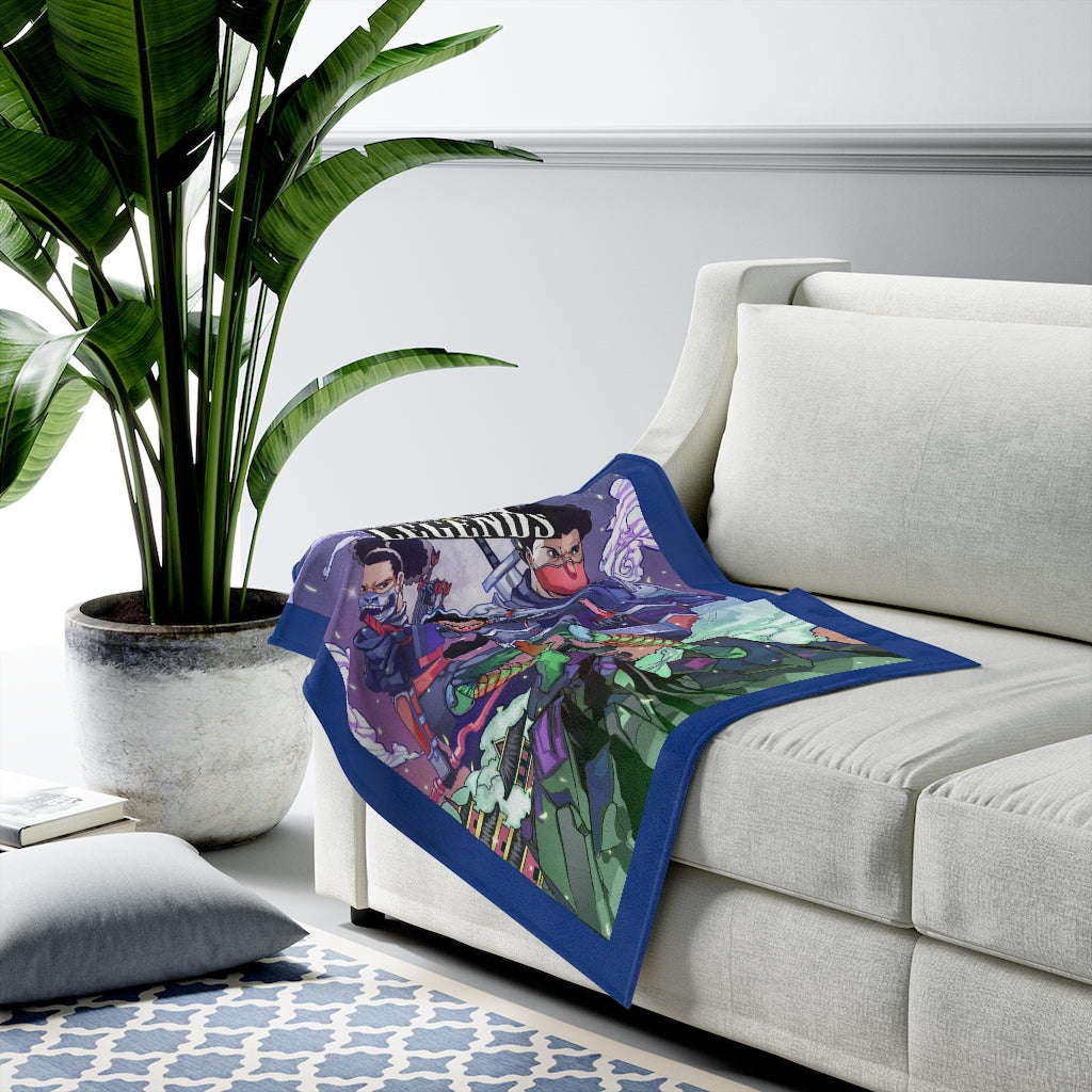 LEGACY OF LEGEND  Velveteen Plush Blanket