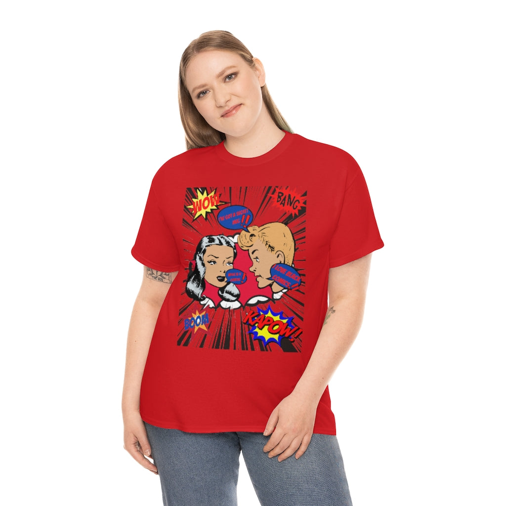 I love comics  Heavy Cotton Tee