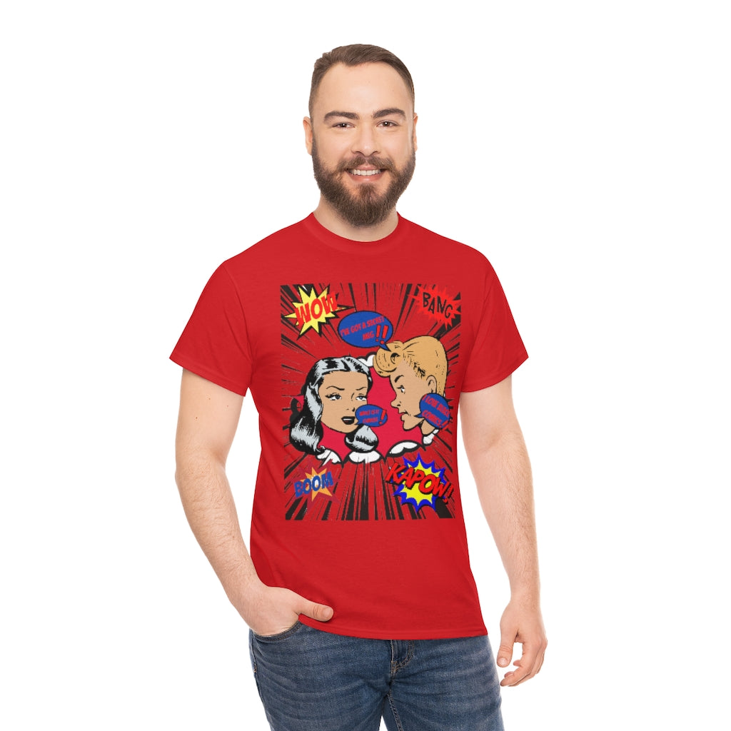 I love comics  Heavy Cotton Tee