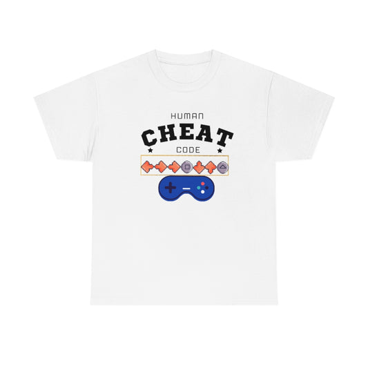 Human Cheat Code Heavy Cotton Tee