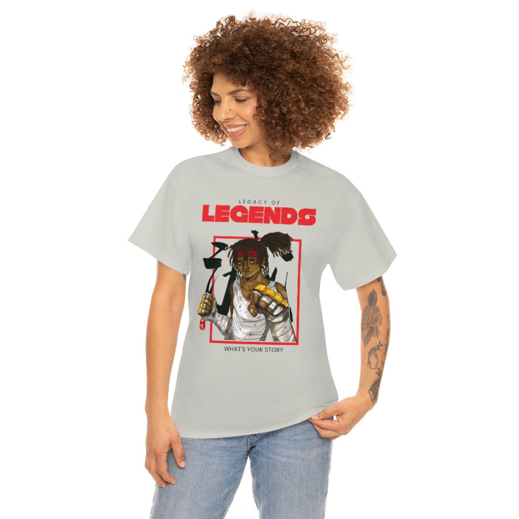 legacy of legends  Heavy Cotton Tee