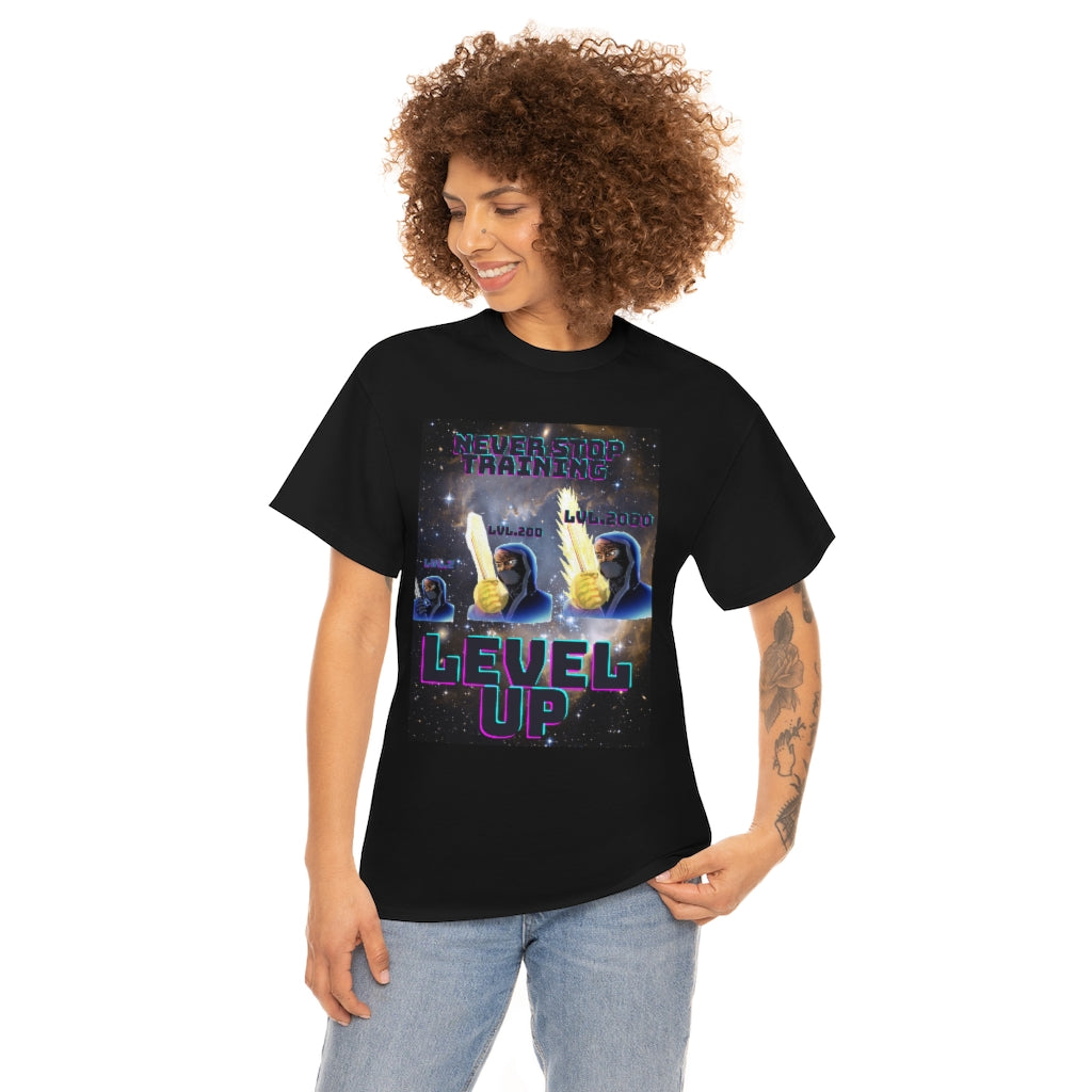 Kid fist level up Heavy Cotton Tee