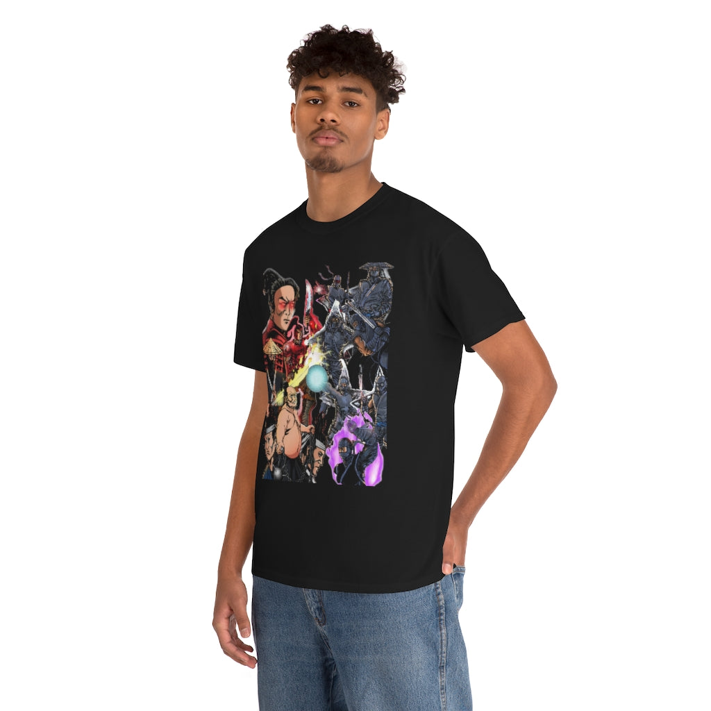 SAMURAI VS NINJA Heavy Cotton Tee