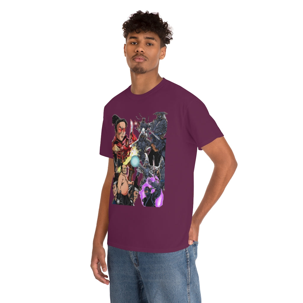SAMURAI VS NINJA Heavy Cotton Tee