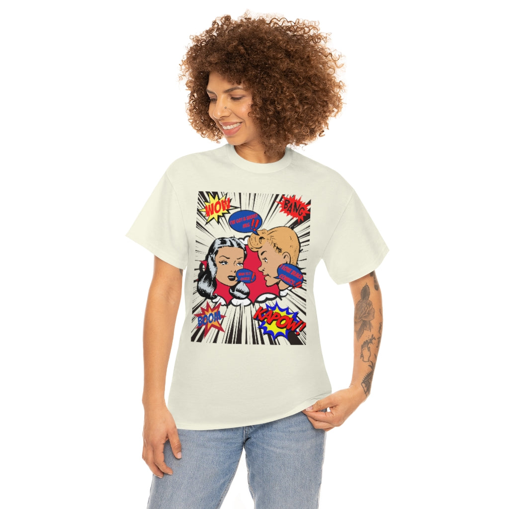 I love comics  Heavy Cotton Tee