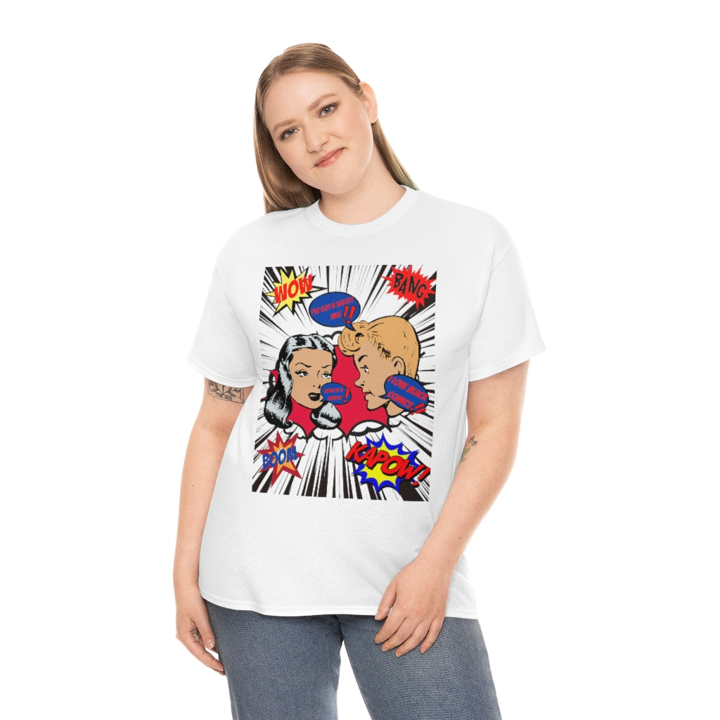 I love comics  Heavy Cotton Tee