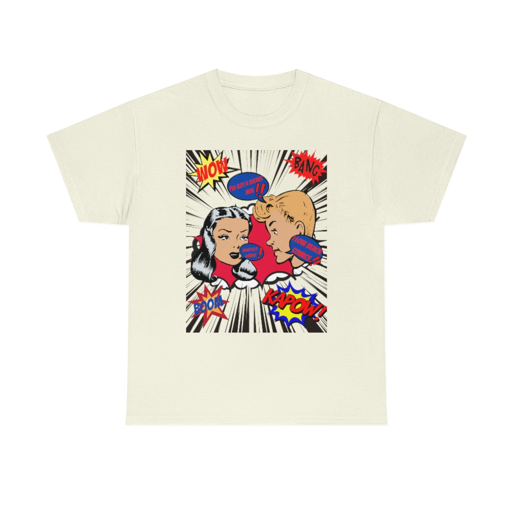 I love comics  Heavy Cotton Tee