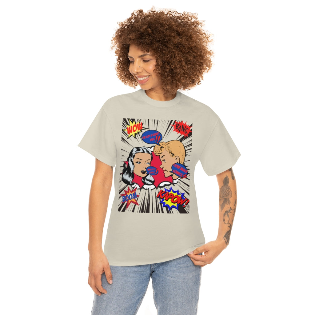 I love comics  Heavy Cotton Tee