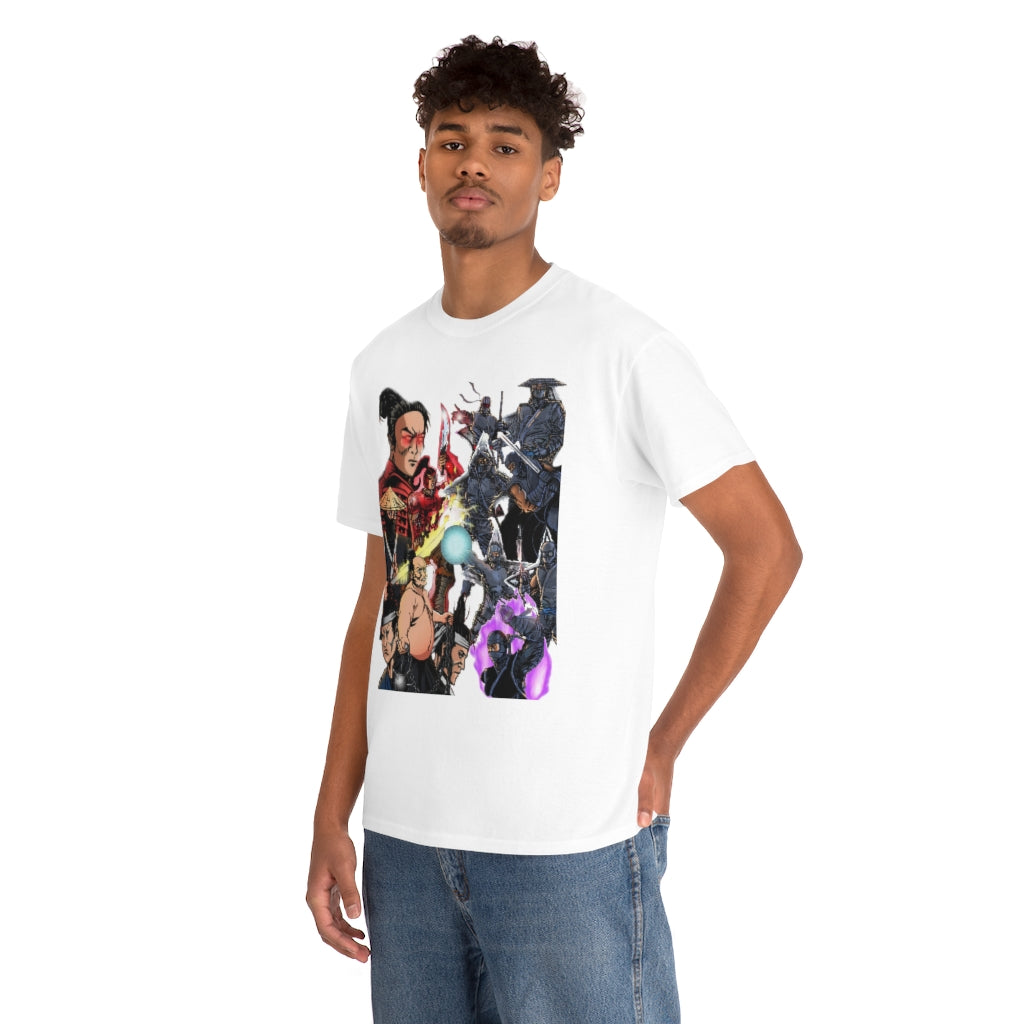 SAMURAI VS NINJA Heavy Cotton Tee