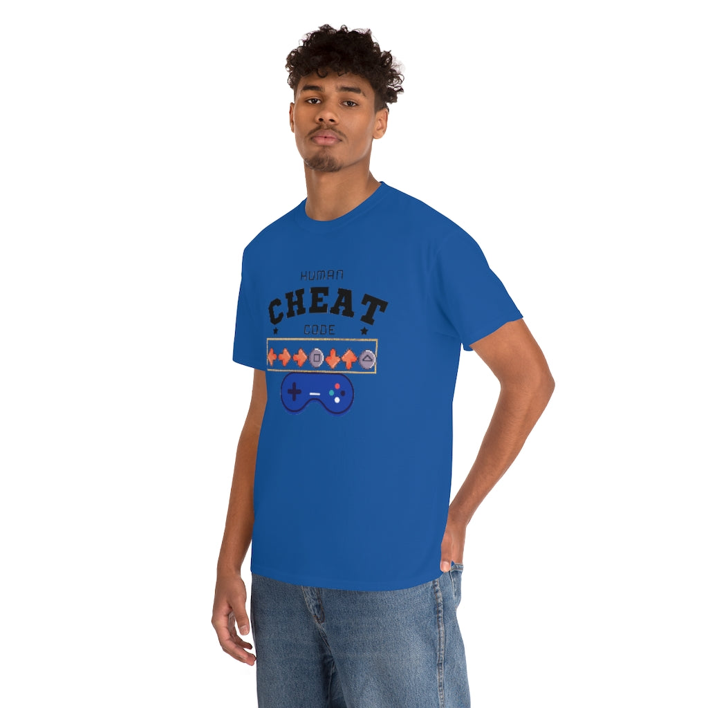 Human Cheat Code Heavy Cotton Tee