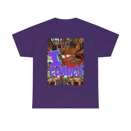 I love comics Heavy Cotton Tee