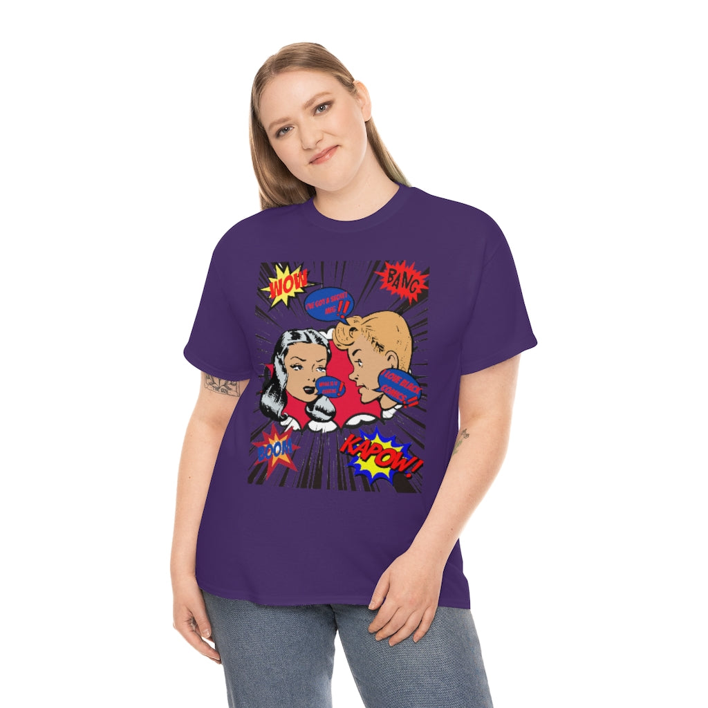 I love comics  Heavy Cotton Tee