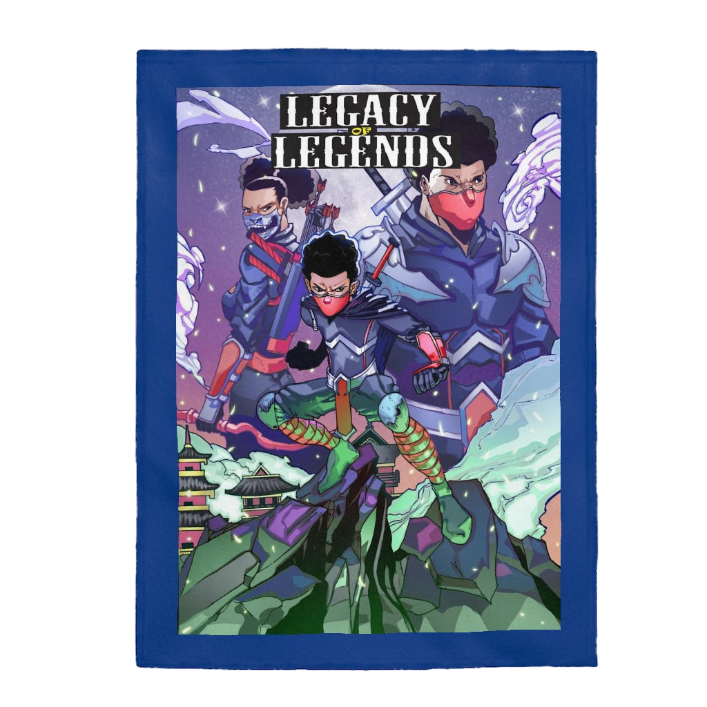 LEGACY OF LEGEND  Velveteen Plush Blanket