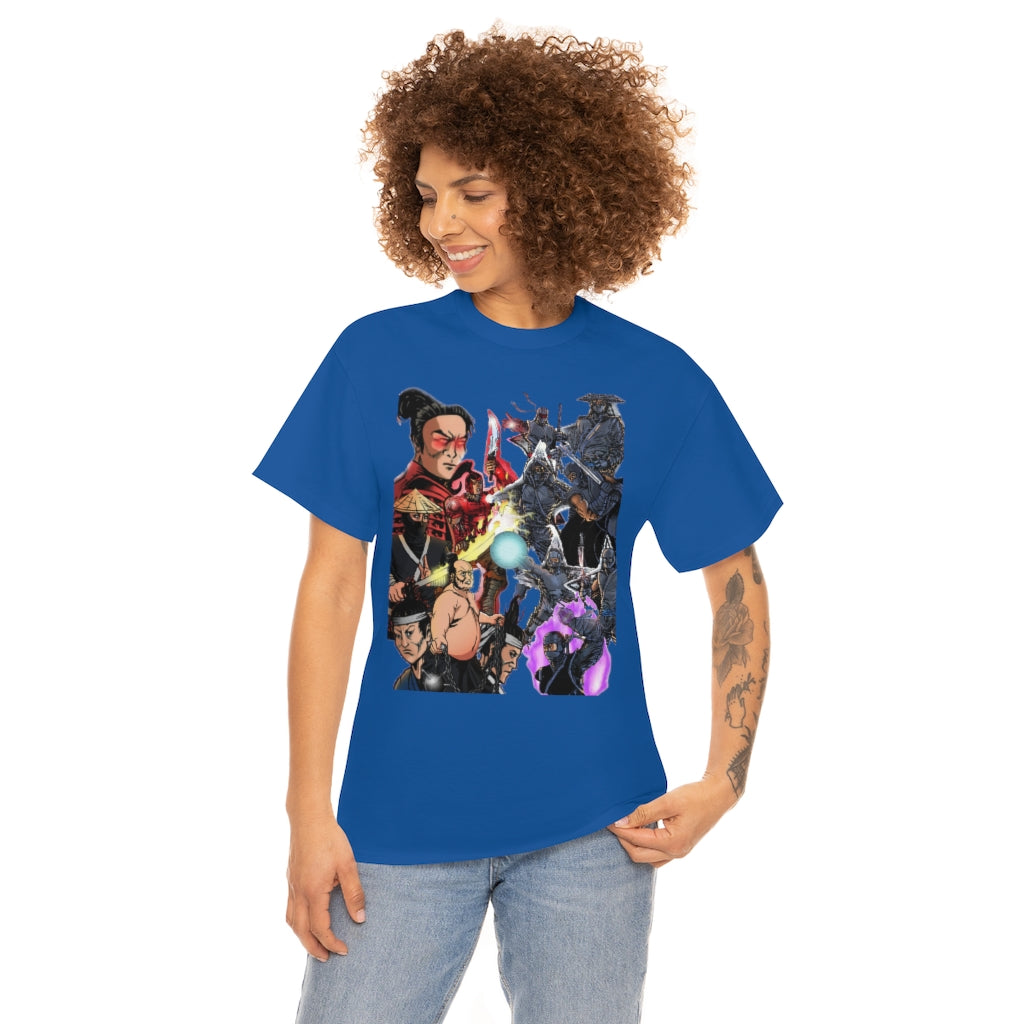 SAMURAI VS NINJA Heavy Cotton Tee