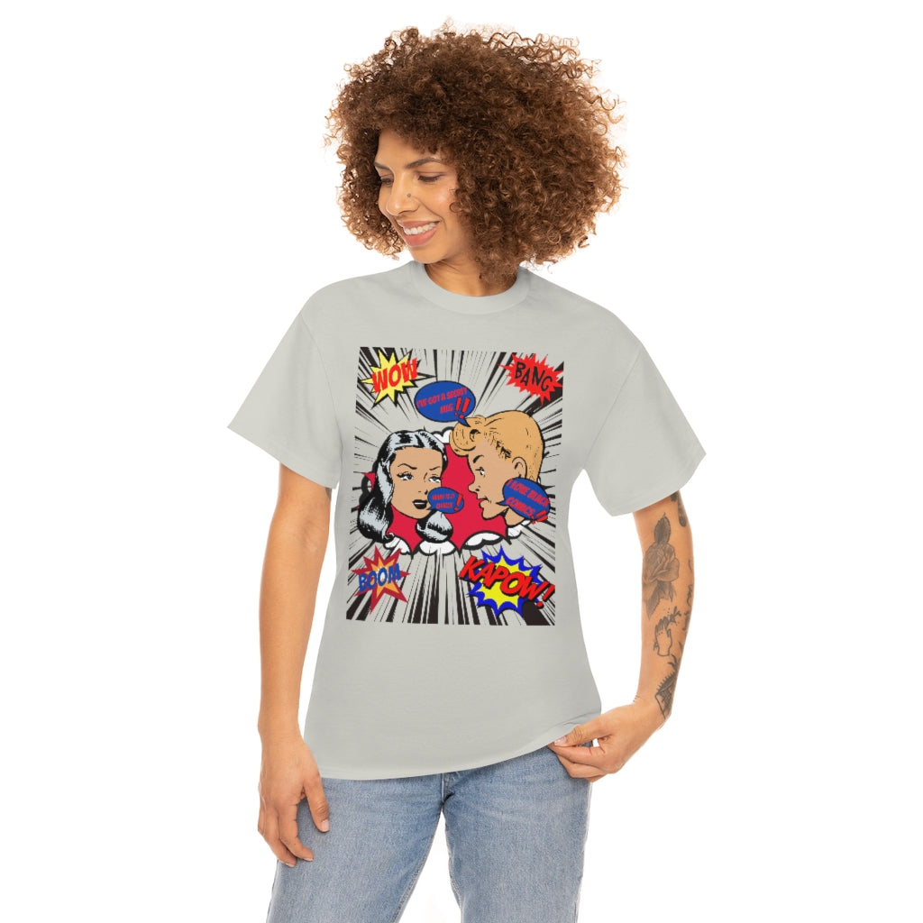 I love comics  Heavy Cotton Tee