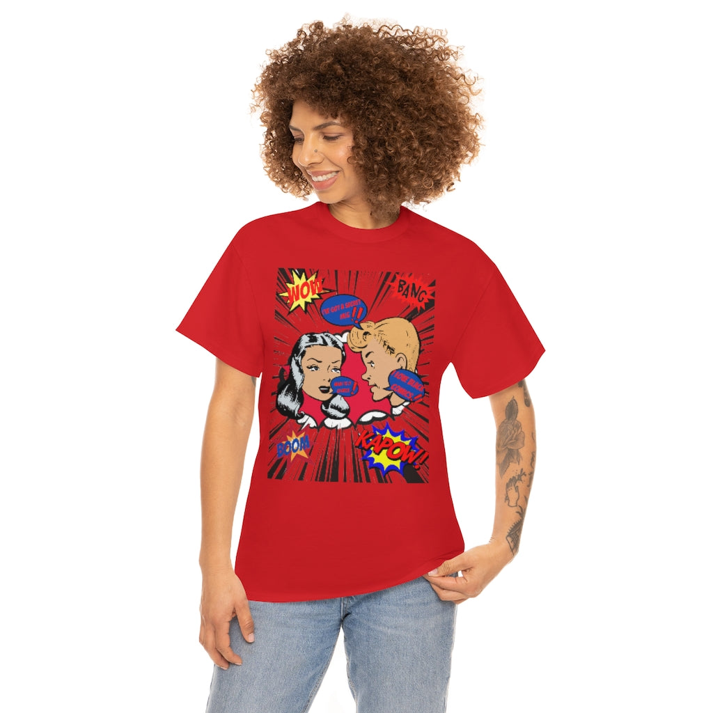I love comics  Heavy Cotton Tee