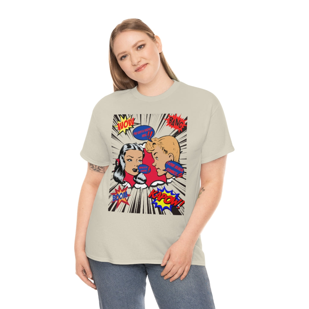 I love comics  Heavy Cotton Tee