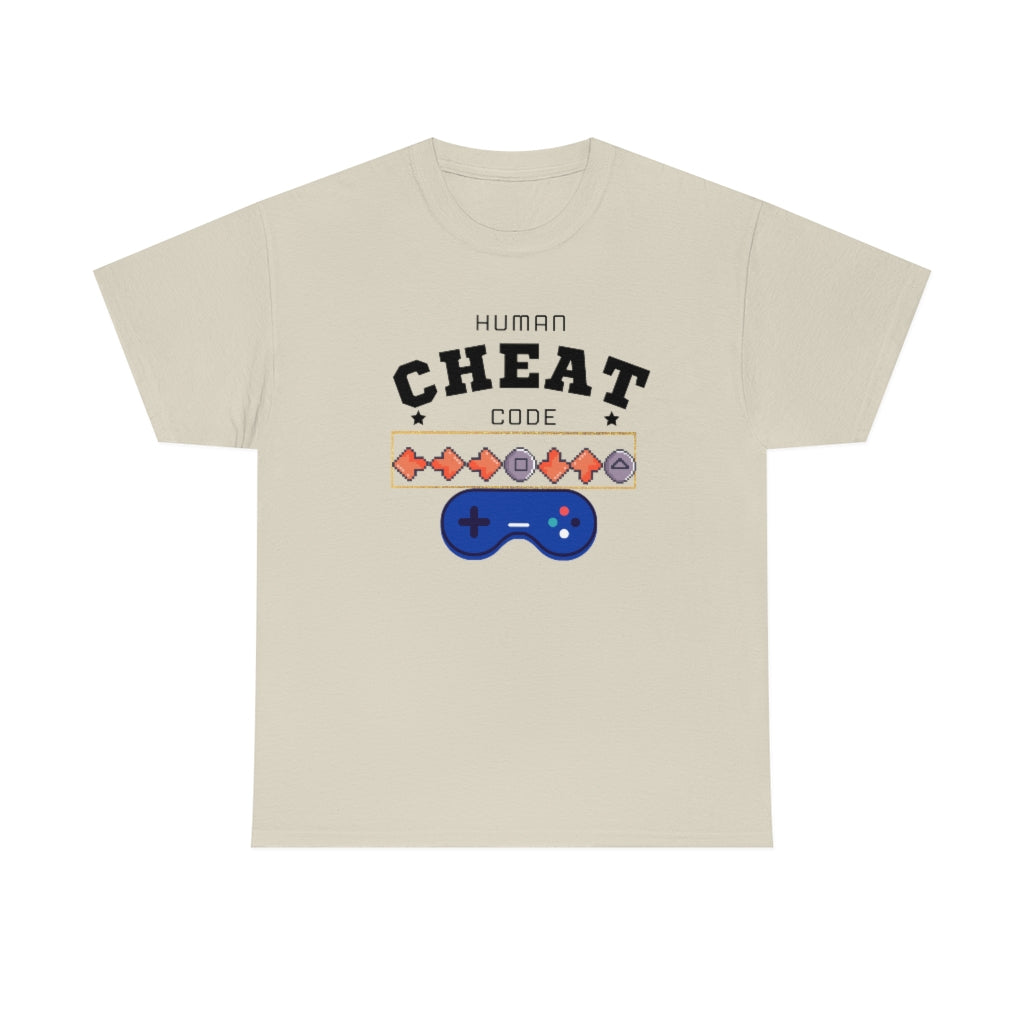 Human Cheat Code Heavy Cotton Tee