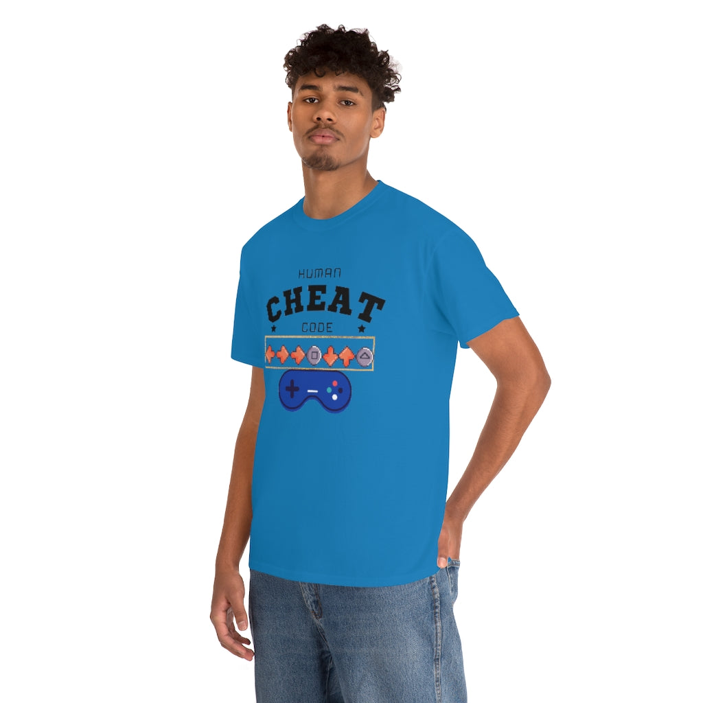 Human Cheat Code Heavy Cotton Tee