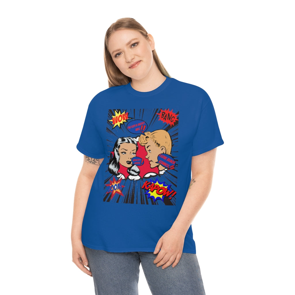 I love comics  Heavy Cotton Tee
